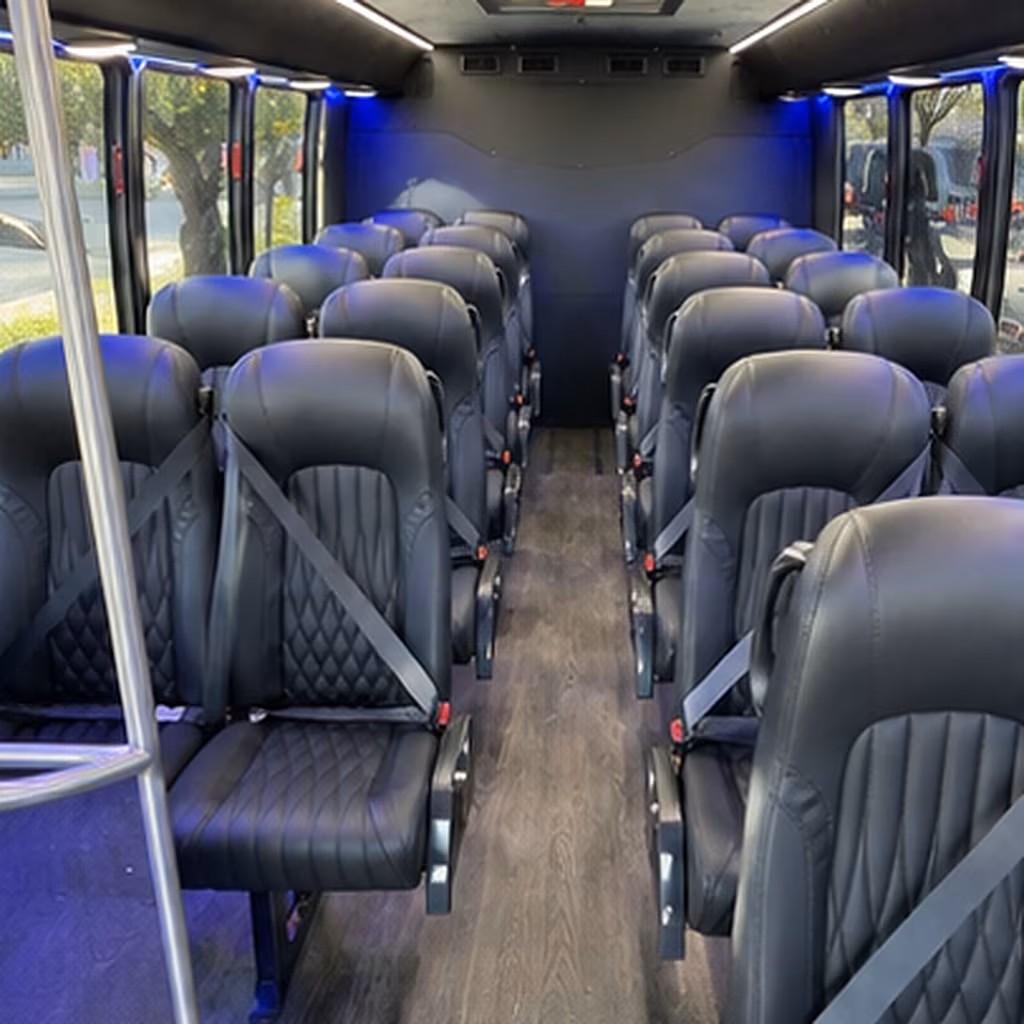washington private event transportation onboard seating