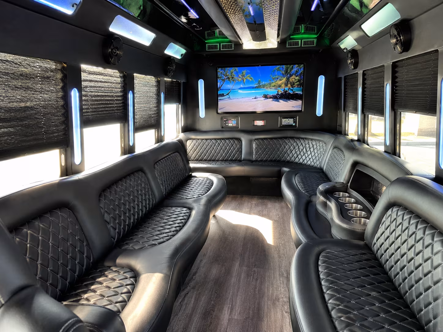 washington sporting event party bus rental