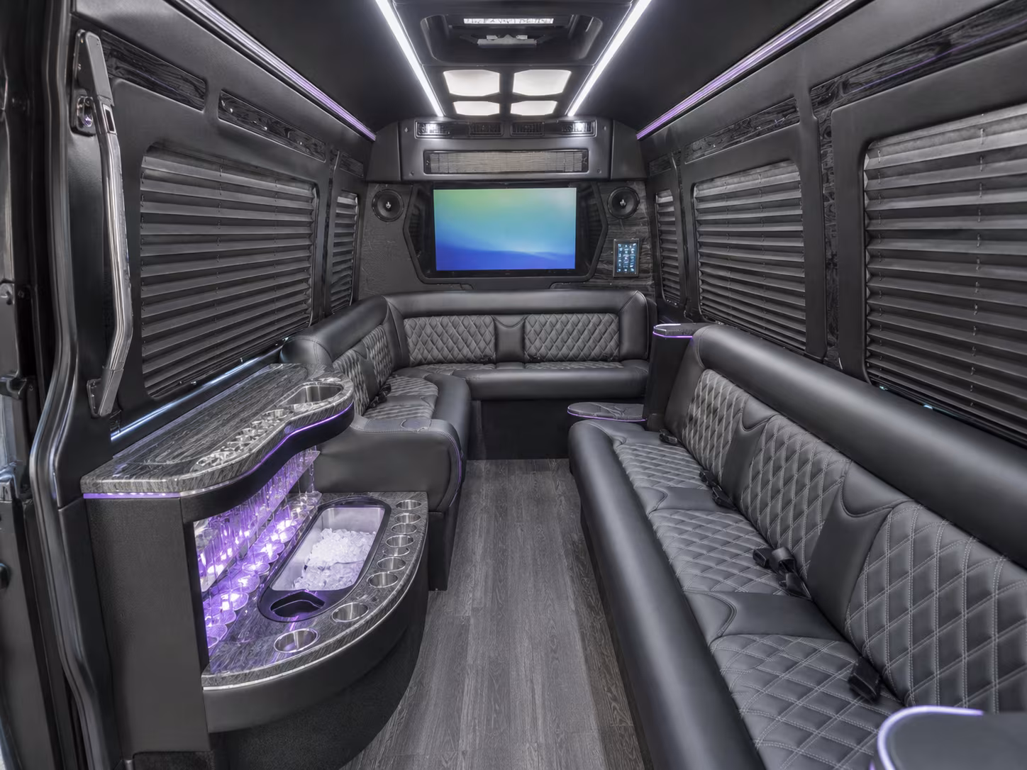 washington wedding transportation onboard seating